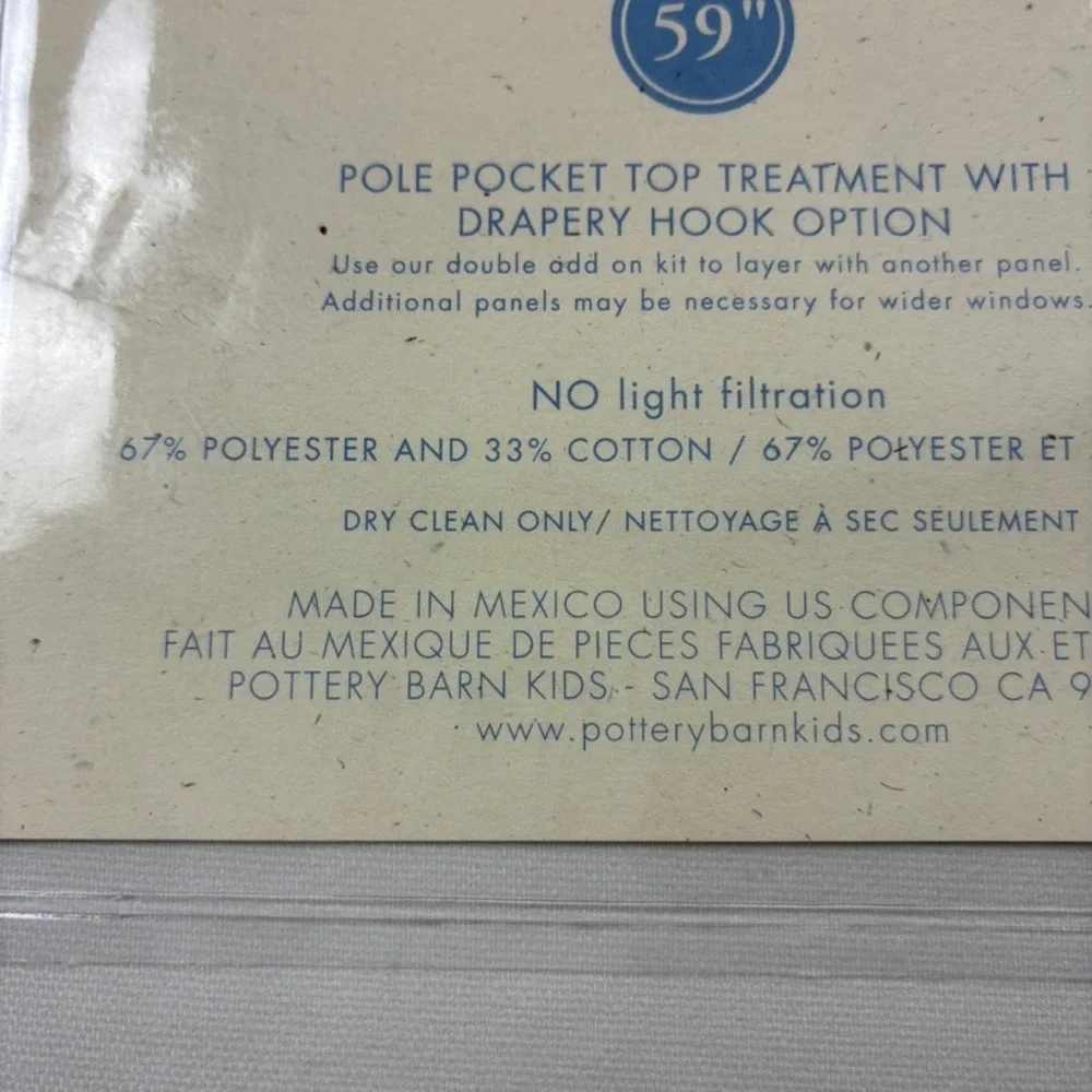 Pottery Barn Kids blackout curtain